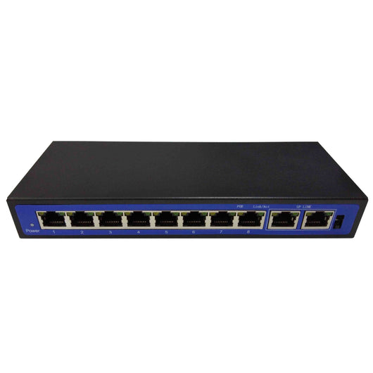 Switch POE 10 Puertos 100M con Inyector 48V para Puntos de Acceso Inalámbricos - Image 4