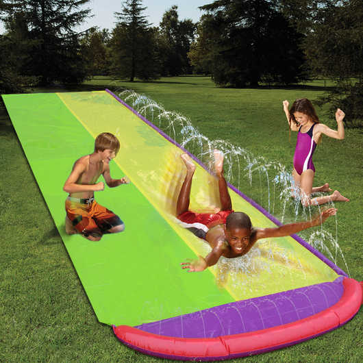 Cama de Agua Inflable para Tobogán Acuático Exterior - Image 4