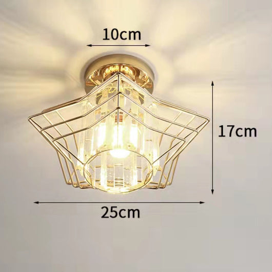 Lámpara de Techo Minimalista de Cristal para Recámara - Image 10