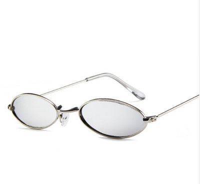 Gafas de Sol Metálicas Marco Pequeño Estilo Elíptico - Unisex - Image 8