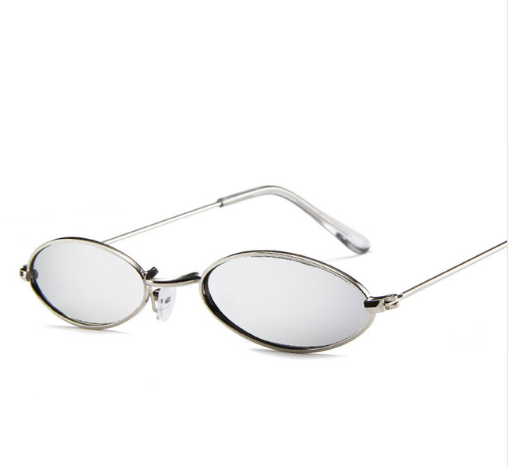 Gafas de Sol Metálicas Marco Pequeño Estilo Elíptico - Unisex - Image 8