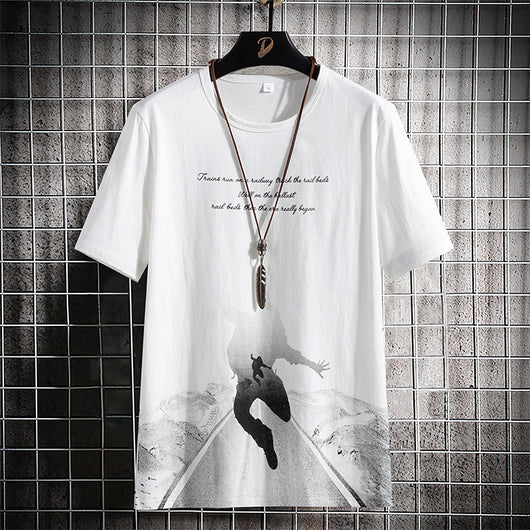 Camiseta Casual Cuello Redondo Manga Corta - Image 10