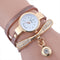 Reloj de Pulsera de Cuarzo Circular para Mujer con Correa de Cuero