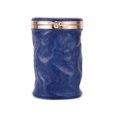 Bolsa de Cosméticos Retro Cuero Genuino Portátil - Image 10