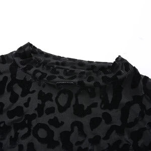 Body de Malla Leopardo Negro - Image 13
