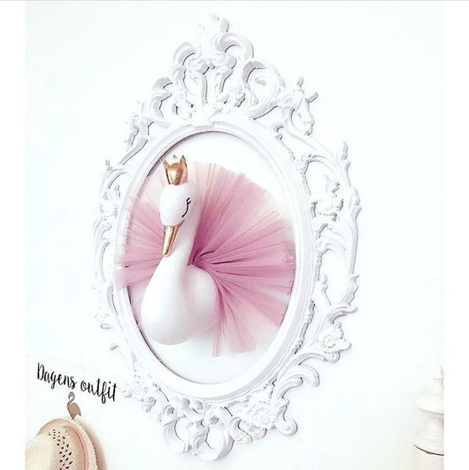 Cabeza de Cisne Decorativa con Corona - Adorno de Pared - Image 6