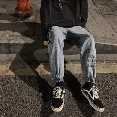 Pantalones Cargo Hip-Hop Retro Holgados para Hombre - Image 3
