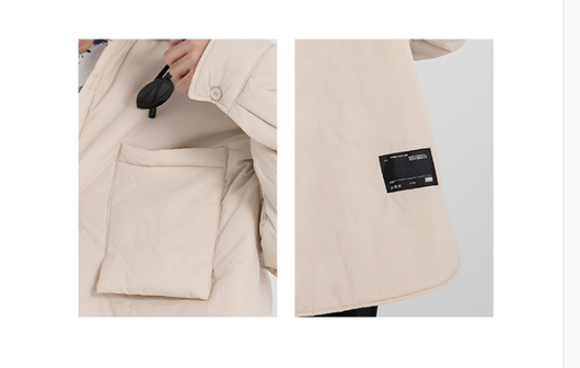 Chaqueta Acolchada Casual Estilo Camisero de Algodón Japonés - Image 12