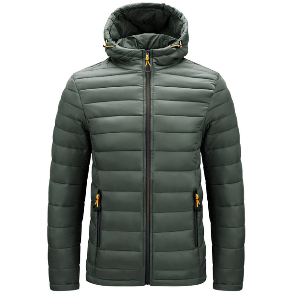 Abrigo Ligero con Capucha para Hombre - Image 4