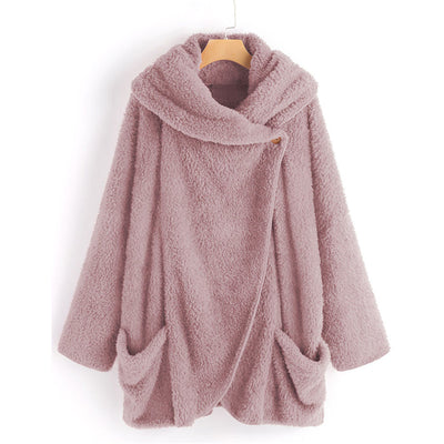Cardigan Oversized con Cuello Solapa y Mangas Murciélago - Image 5