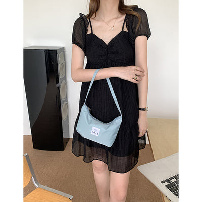 Vestido Francés Cuello Cuadrado Elegante y Romántico para Mujer - Image 8
