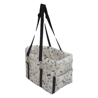 Asiento de Seguridad para Mascotas con Reposabrazos Central y Cama Impermeable - Image 3