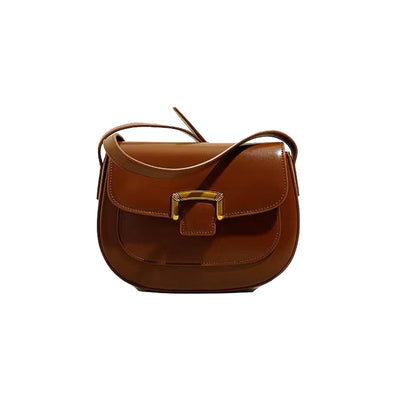 Bolso Bandolera Retro Mujer Textura Nicho Estilo Silla de Montar - Image 2