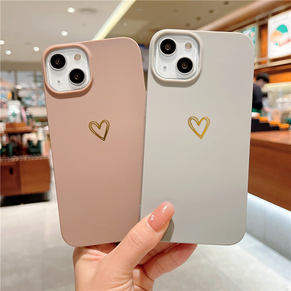 Funda para Celular Love Soft Silicona con Estampado en Caliente