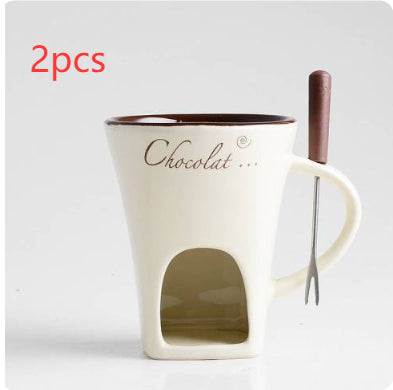 Set de Tazas Fondue Personal - Kit Derretidor de Chocolate, Queso y Postres - Image 12