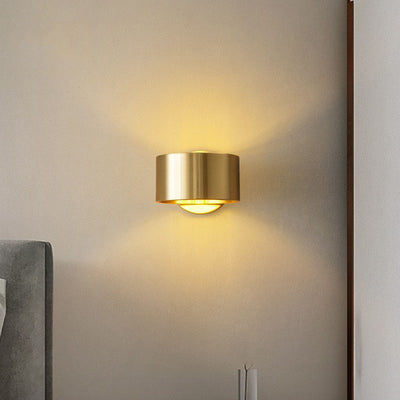 Lámpara de Pared Cobre Minimalista para Sala de Estar - Image 3