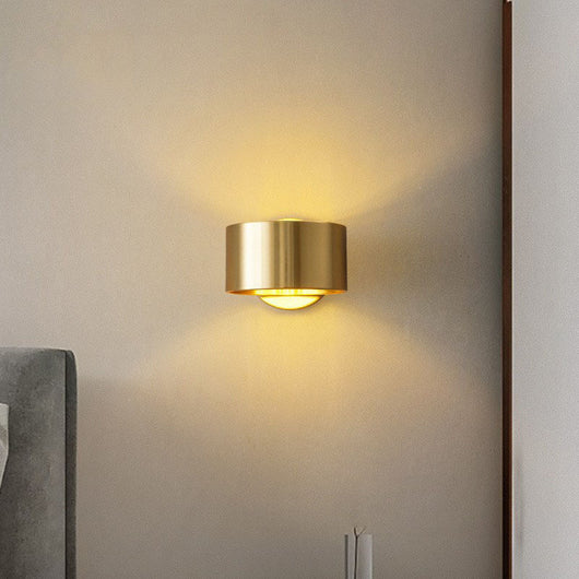 Lámpara de Pared Cobre Minimalista para Sala de Estar - Image 3