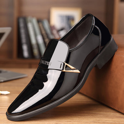 Zapatos de Cuero Charol para Hombre con Punta Afilada y Transpirabilidad - Image 6