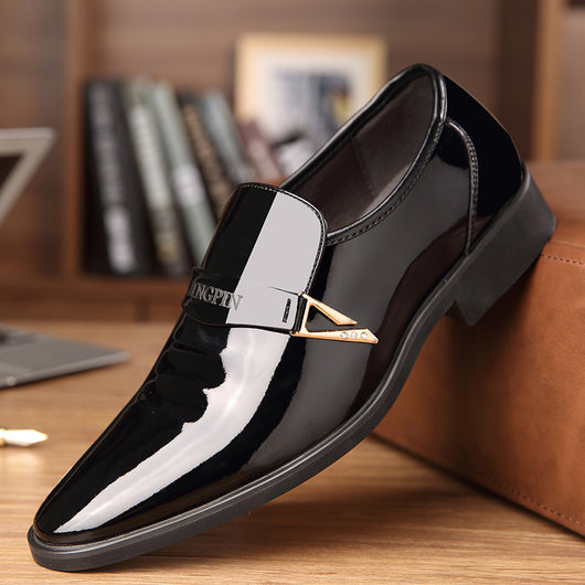 Zapatos de Cuero Charol para Hombre con Punta Afilada y Transpirabilidad - Image 6