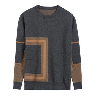 Suéter Falso Dos Piezas para Hombre con Cuello de Camisa - Image 14