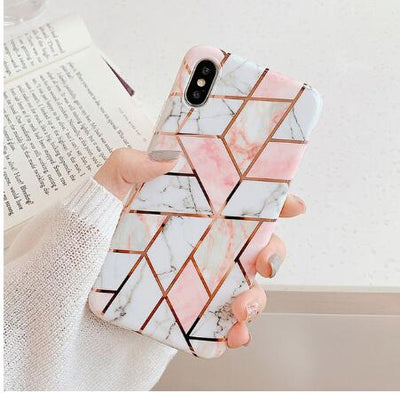 Funda de Silicona Marmolada Compatible con Apple - Image 9