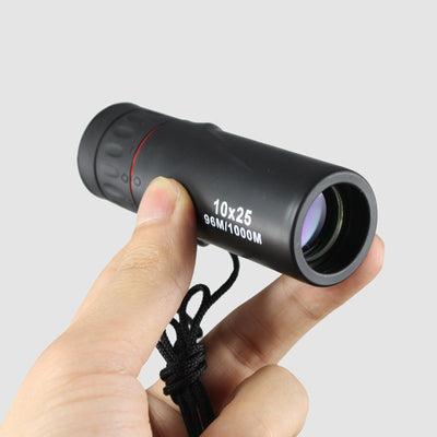 Monocular 10x25 de Visión Nocturna HD - Compacto para Bolsillo