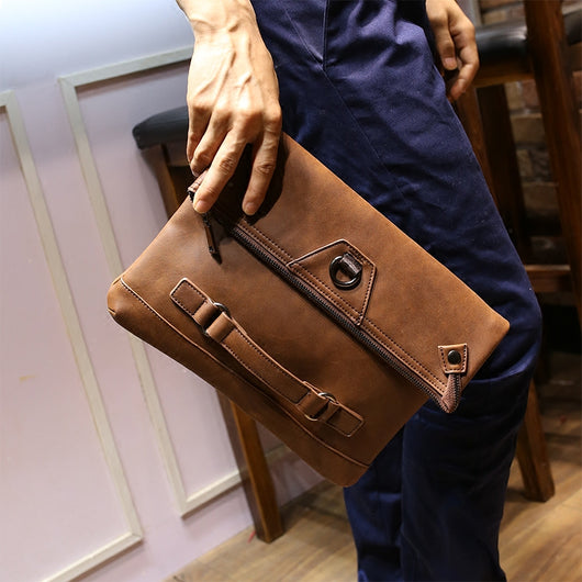 Cartera Clutch de Cuero PU para Hombre - Image 5