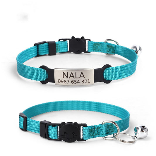 Collar para Gato de 8 Colores con Hebilla Desmontable