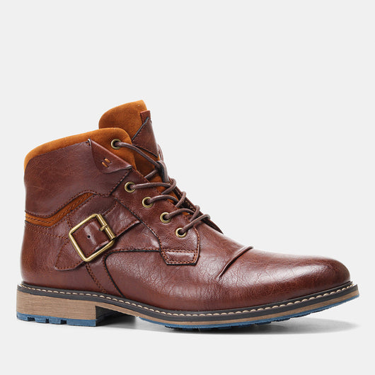 Botas de Cuero para Hombre Talla Grande - Estilo Clásico - Image 16