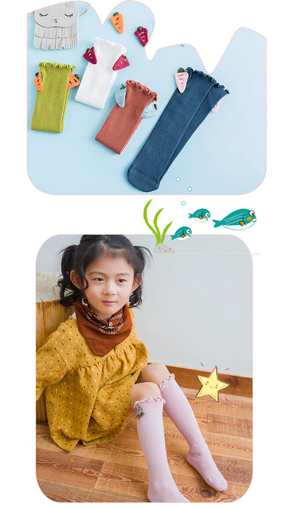 Calcetines Infantiles con Diseño de Niña Kawaii - Image 2
