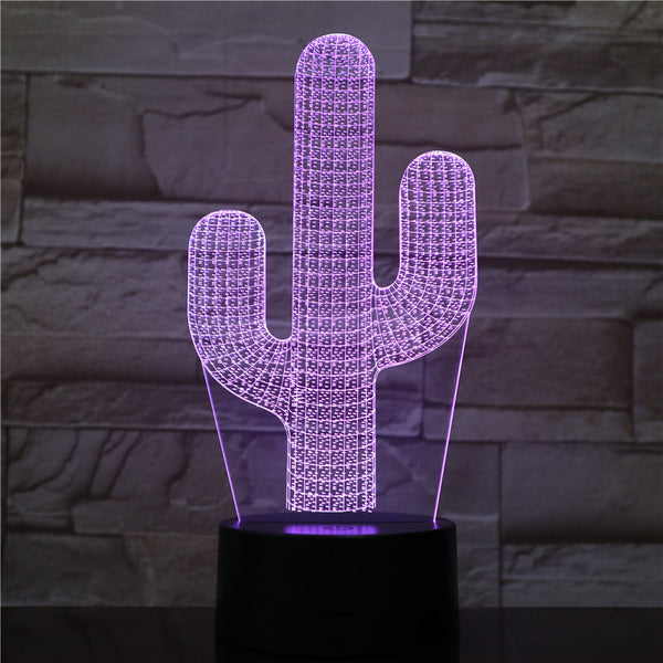 Lámpara Nocturna LED Cactus