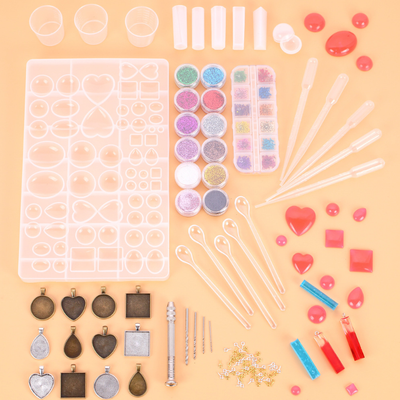 Set Completo de Moldes de Resina Epoxi para Joyería DIY (107 piezas)