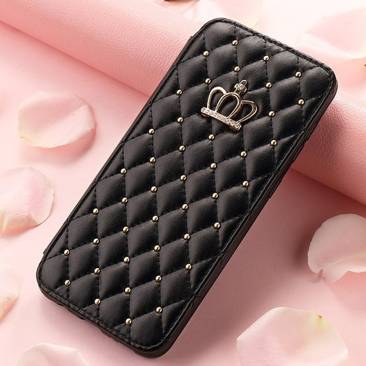 Funda de Cuero Crown Card para Samsung - Protección Premium con Cartera - Image 25