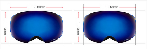 Óculos de Esqui Compass com Lentes Duplas Antiembaçantes e Magnéticas Intercambiáveis