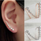 Set de 7 Aretes de Diamantes de Imitación