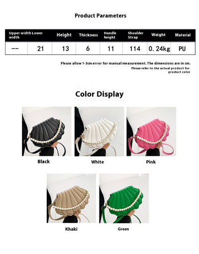 Bolsa Mensajera Minimalista para Mujer - Bandolera de Concha - Image 15