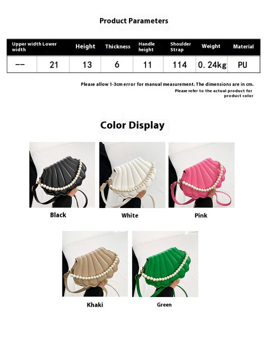 Bolsa Mensajera Minimalista para Mujer - Bandolera de Concha - Image 15