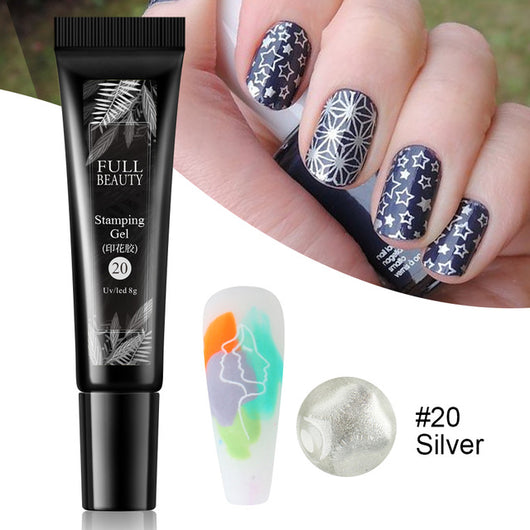 Kit de Adhesivo Fluorescente para Diseño de Uñas con Plantillas de Transferencia - Image 15