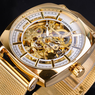Reloj Mecánico Automático para Hombre con Esfera Esqueletizada - Image 6
