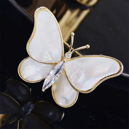 Broche Mariposa Circón Fritilaria - Temperamento Elegante - Image 2