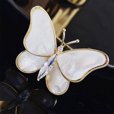 Broche Mariposa Circón Fritilaria - Temperamento Elegante - Image 2