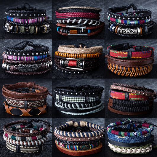 Pulsera Étnica Artesanal Multicapa - Image 13