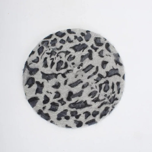 Boina Retro Leopardo Artista - Estilo Versátil e Icónico - Image 4