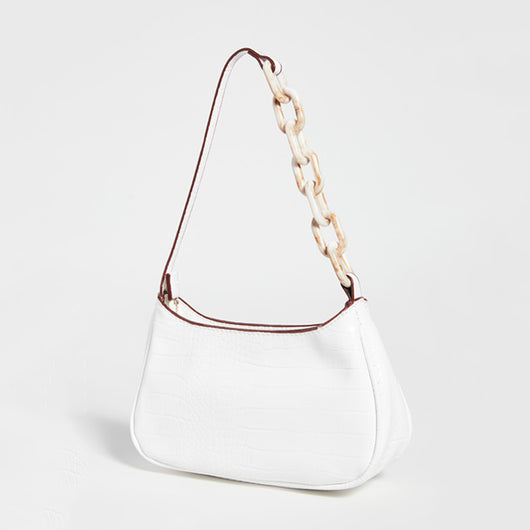 Bolso Baguette de Acrílico con Cadena - Cartera Pequeña para Hombro - Image 17