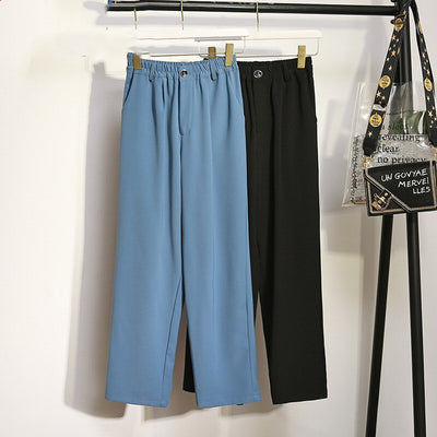 Pantalón Palazzo de Talle Ancho con Cintura Elástica - Image 2