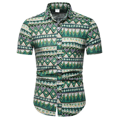 Camisa Casual de Playa para Hombre con Estampado - Image 10