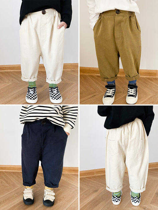 Pantalones de Vestir Bicolor: Diseño Moderno con Costados Rizados