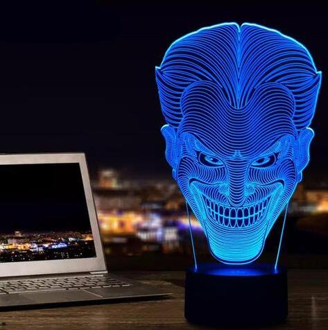 Lámpara LED 3D Multicolor USB