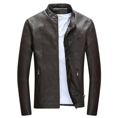 Chaqueta de Cuero para Hombre con Forro Polar - Image 4
