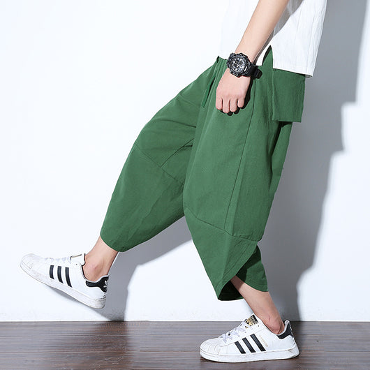 Pantalones Harem Vintage para Hombre - Comodidad y Estilo Retro - Image 24